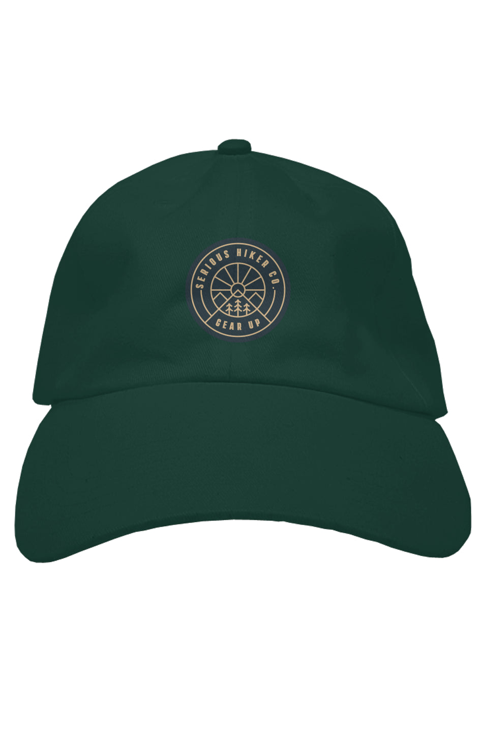 Serious Hiker Soft Baseball Caps