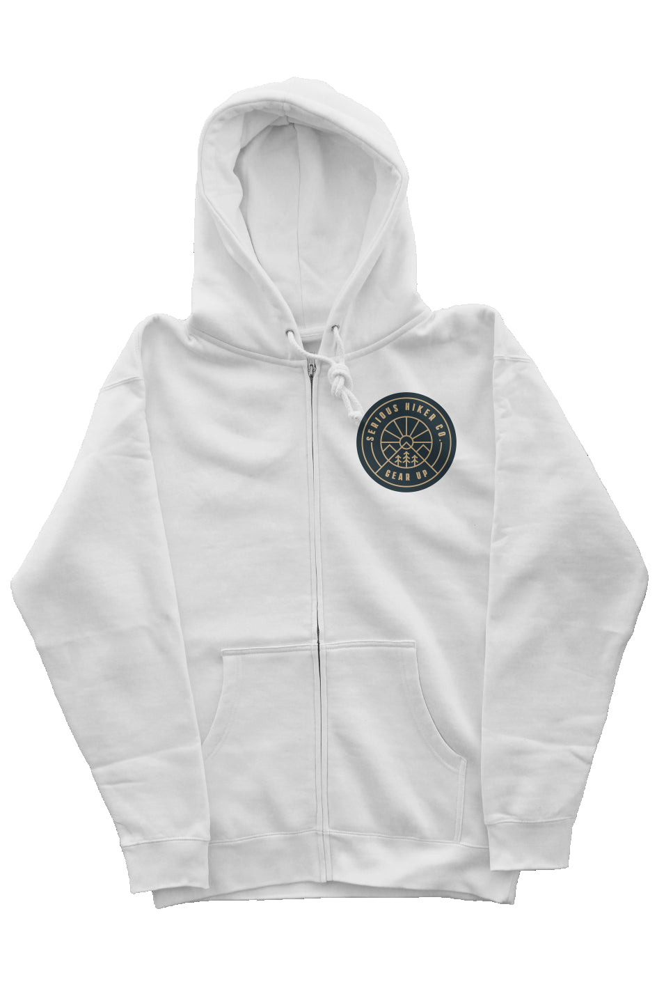 Serious Hiker Zip Heavyweight Hoodie